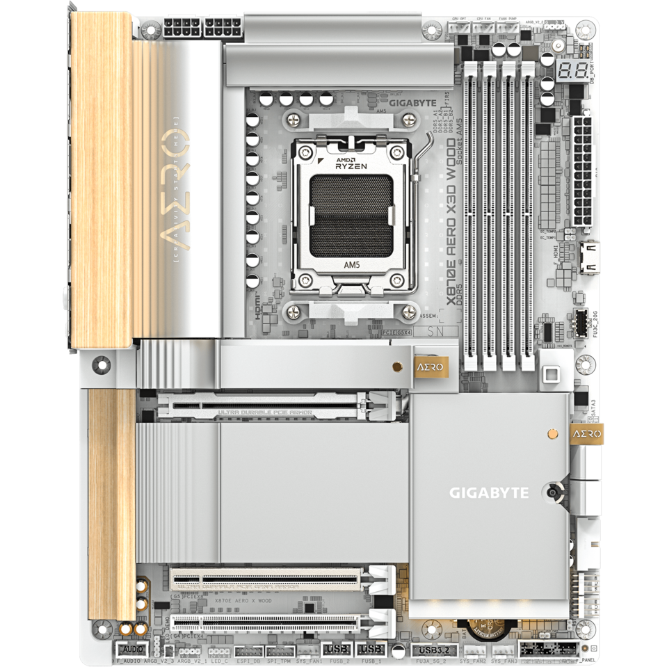 Mainboard Gigabyte X870E AERO X3D WOOD
