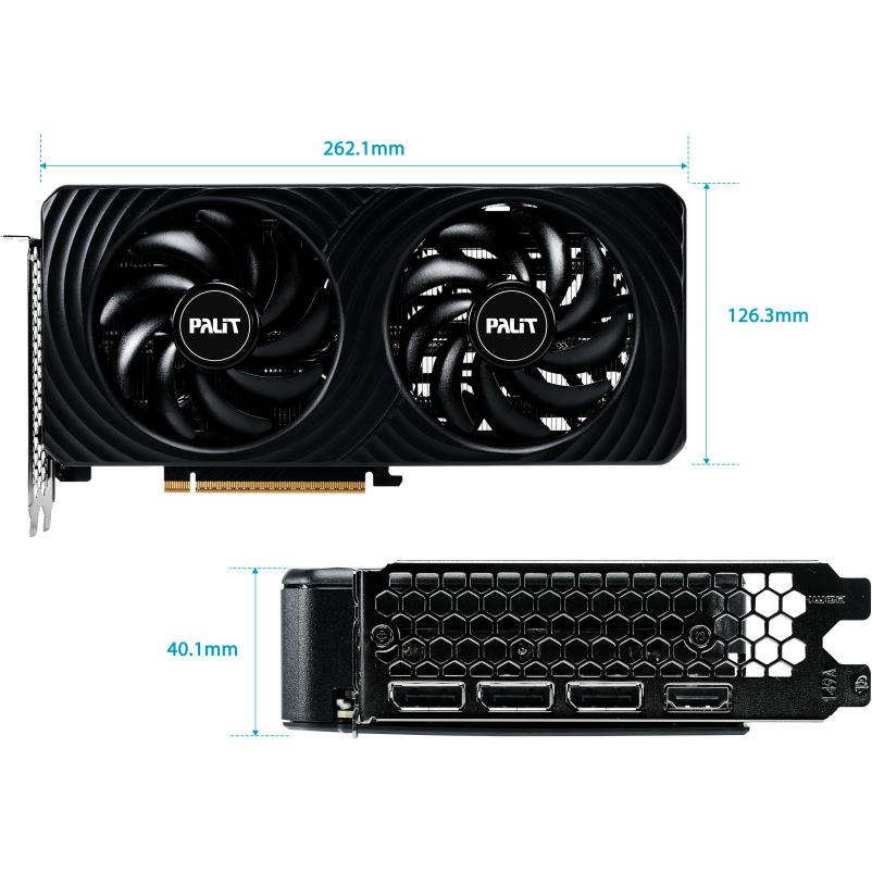 carte graphique NVIDIA GeForce RTX 5060 Palit Dual 8GB (NE75060S19P1-GB2063D) - photo 10