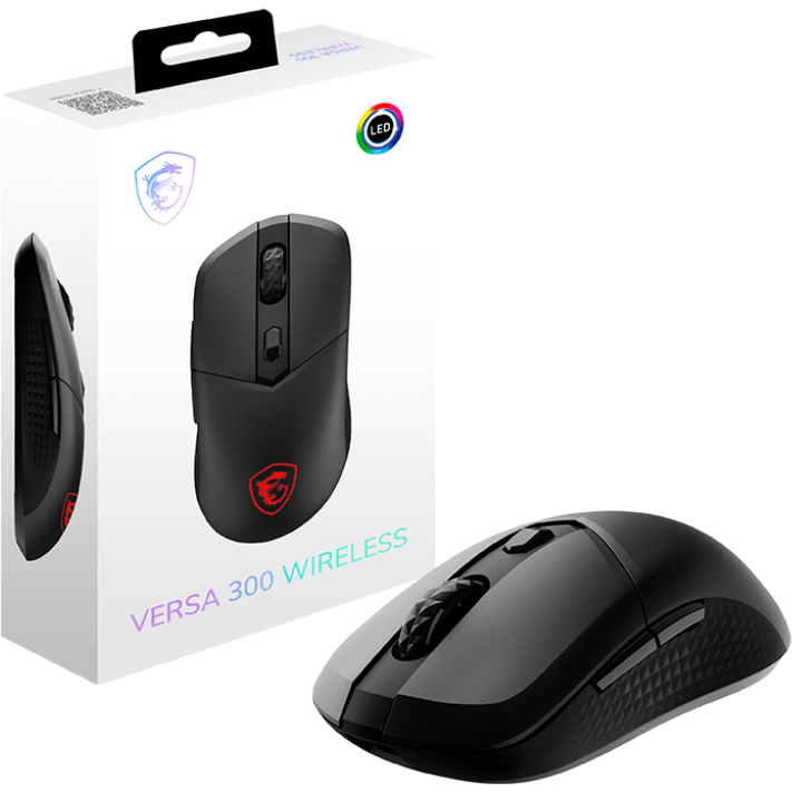 Maus MSI Versa 300 Wireless Black - S12-4301260-CLA - Foto 5