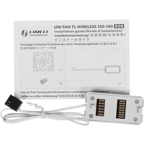 Gehäuselüfter Lian Li UNI Fan TL Wireless ARGB 120 White - G99.12TL1W1W.R0 - Foto 4