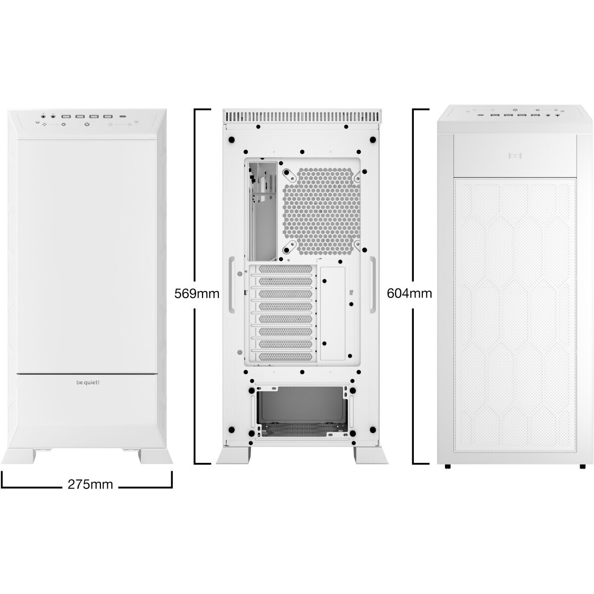 Gehäuse Be Quiet Dark Base Pro 901 White - BGW51 - Foto 6