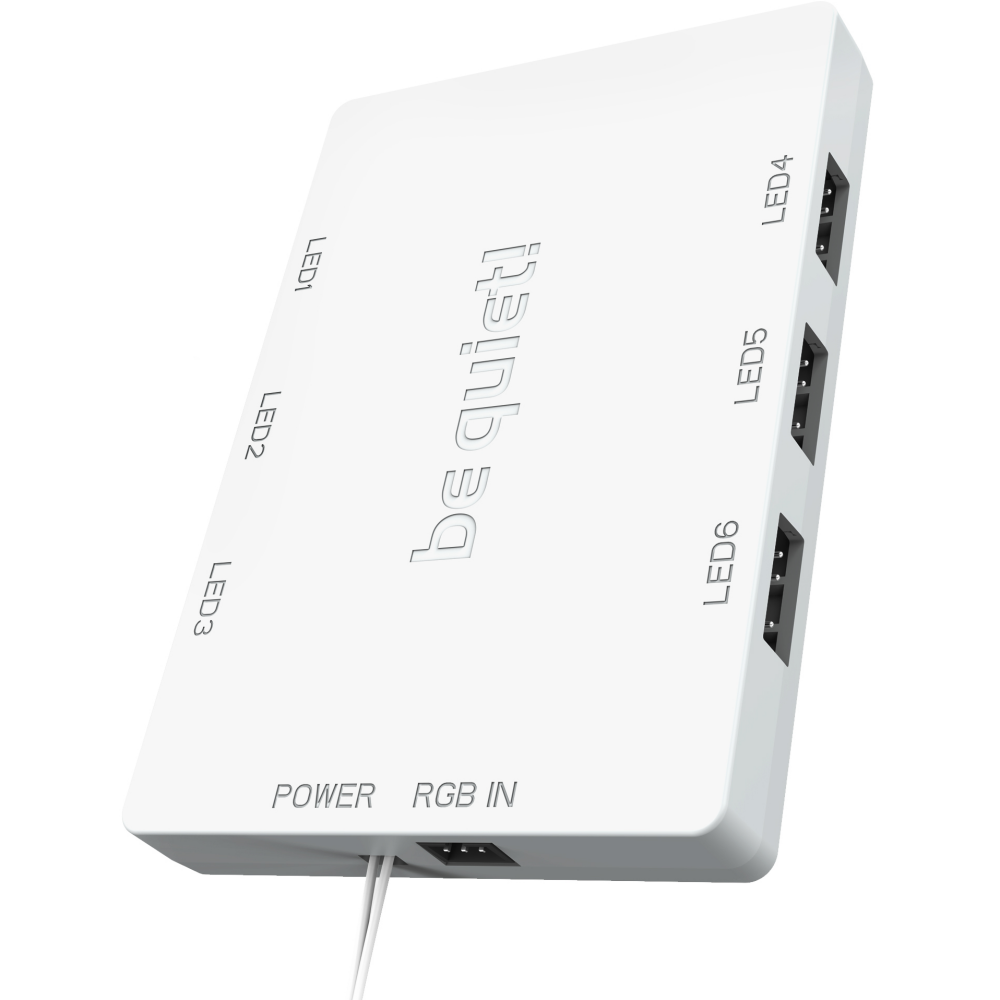 Gehäuselüfter Be Quiet Light Wings White 120mm High-Speed PWM, 3 pcs - BL101 - Foto 5