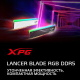 Mémoire vive 16GB DDR5 6000MHz ADATA XPG Lancer Blade RGB Black (AX5U6000C3016G-SLABRBK)
