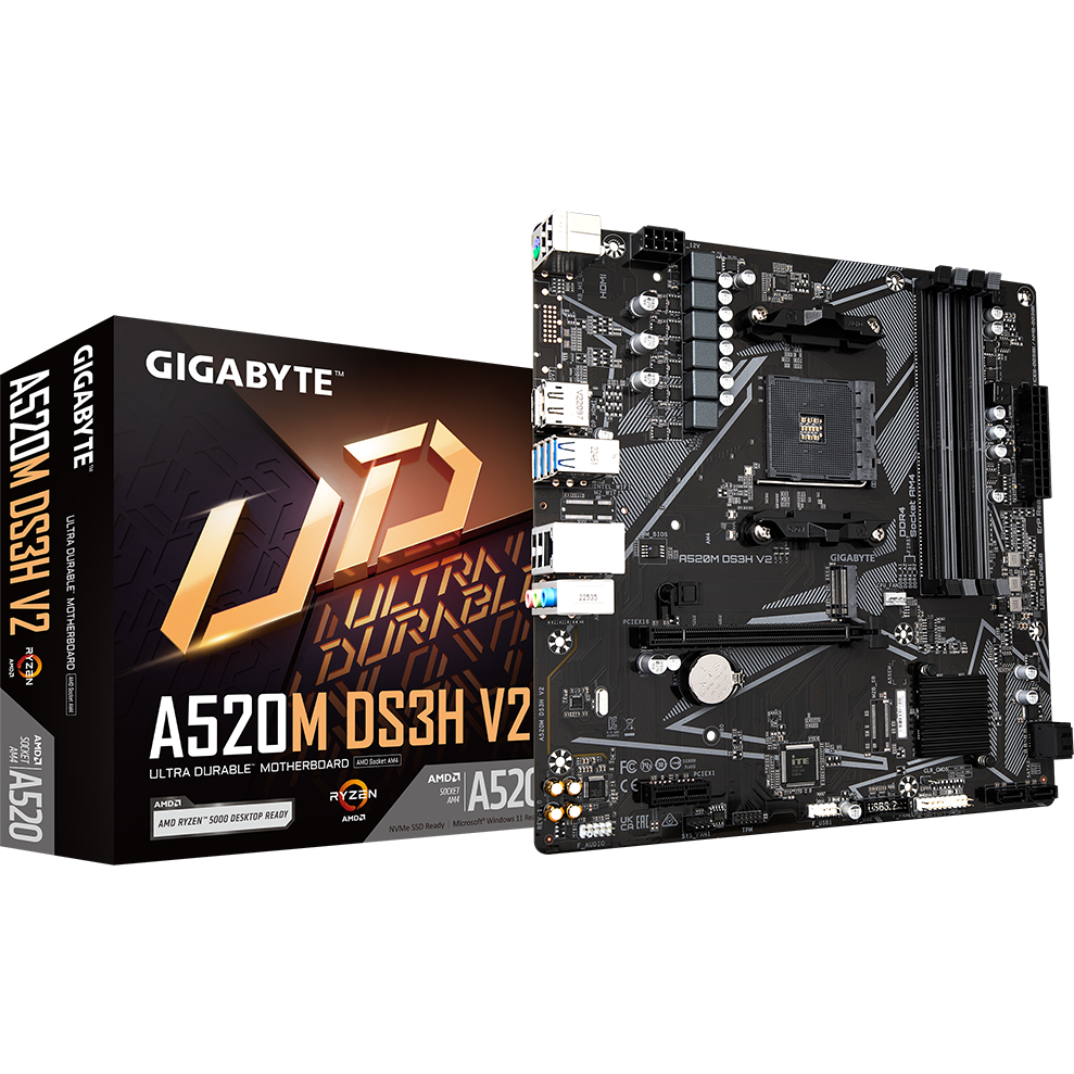Mainboard Gigabyte A520M DS3H V2 - Foto 4