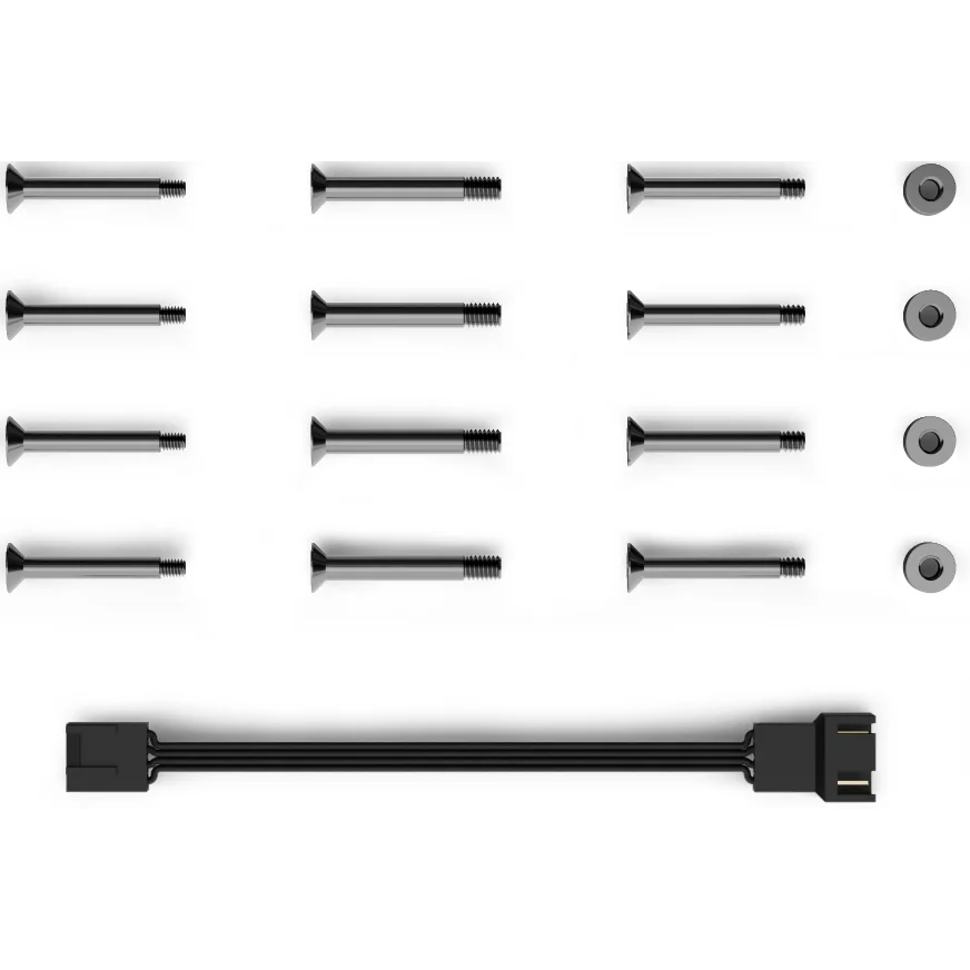 Gehäuselüfter Alphacool Apex Stealth Metal Fan 2000rpm Matte Black - 13819 - Foto 4