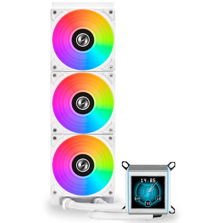 Système de refroidissement liquide Lian Li GA II LCD 360 White - G89.GA2ALCD36W.(00/R0) - photo 2