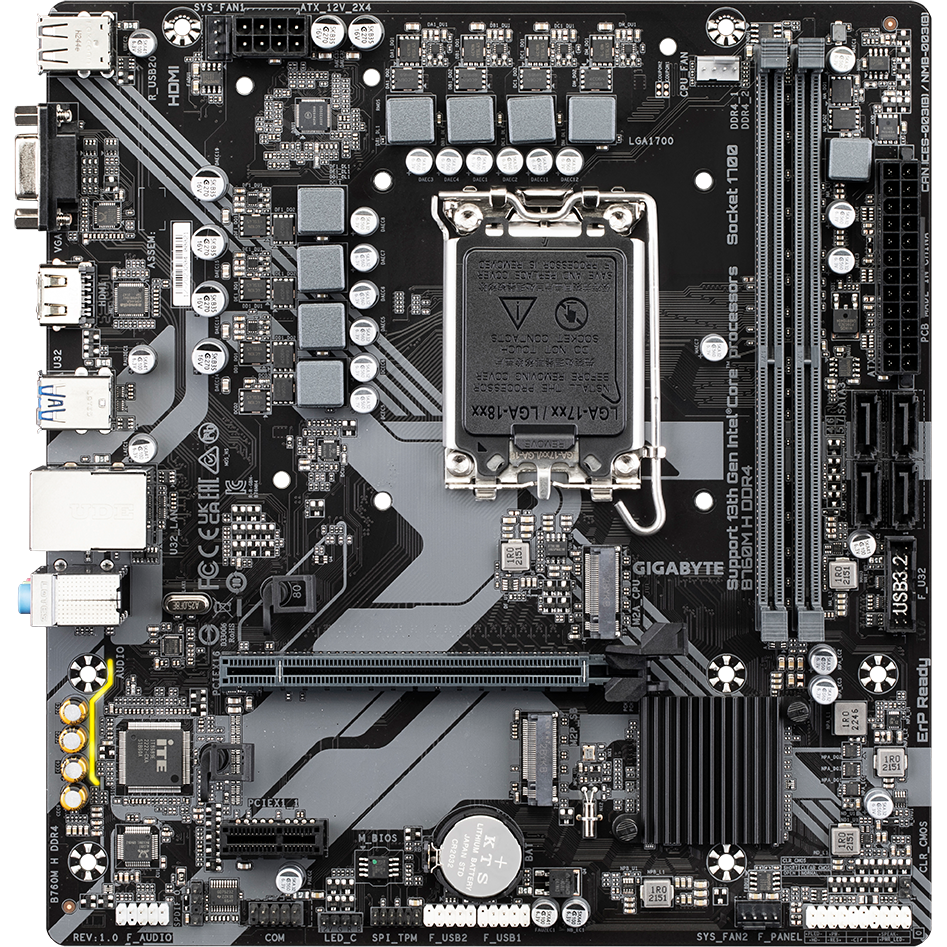 Mainboard Gigabyte B760M H DDR4