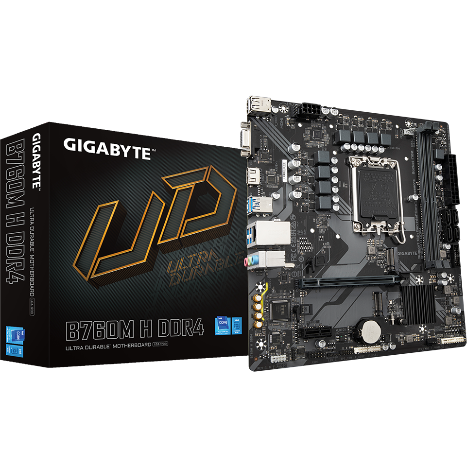 Mainboard Gigabyte B760M H DDR4 - Foto 4