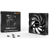 Ventilateur de boîtier Be Quiet Pure Wings High-Speed Black 120mm PWM (BL106)
