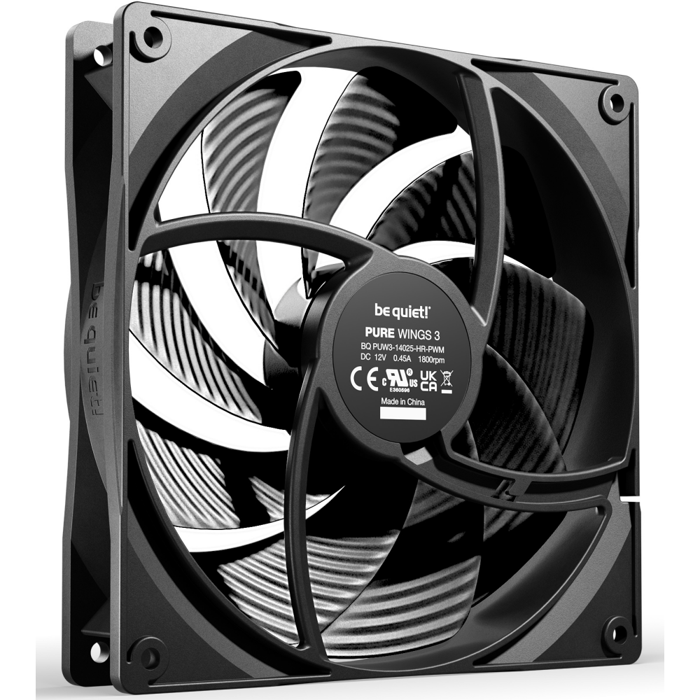 Gehäuselüfter Be Quiet Pure Wings High-Speed Black 140mm PWM - BL109 - Foto 2