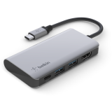 station daccueil Belkin USB-C 4-in-1 Multiport Adapter (AVC006btSGY)