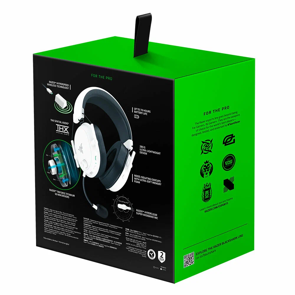 Casque Razer Blackshark V2 HyperSpeed White - RZ04-04960200-R3M1 - photo 5