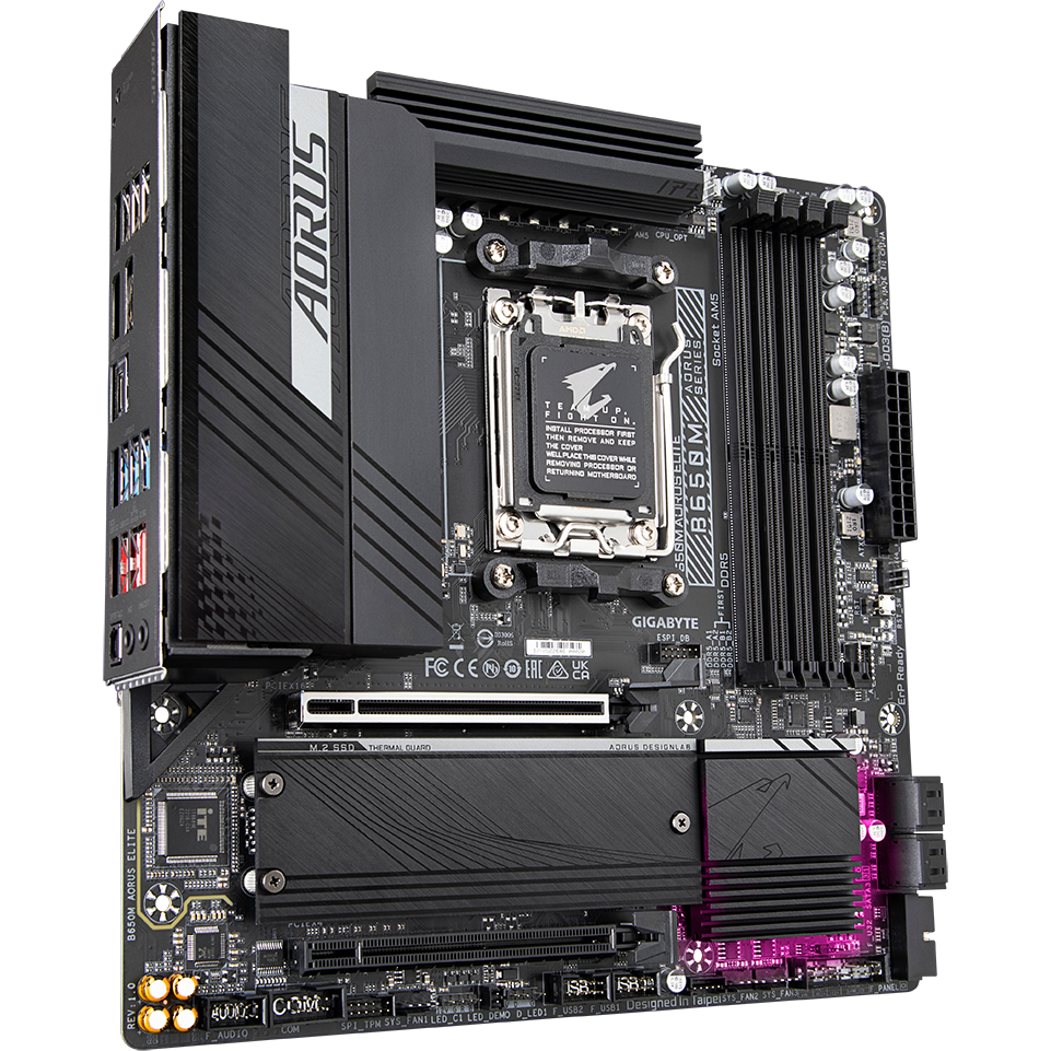 Mainboard Gigabyte B650M AORUS ELITE - Foto 2