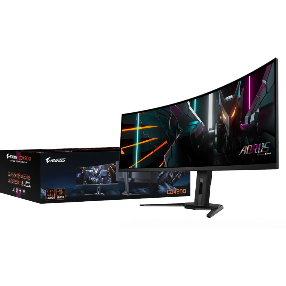 moniteur Gigabyte 49" Aorus CO49DQ - 20VM0-CO49DQBT-1EKR - photo 8