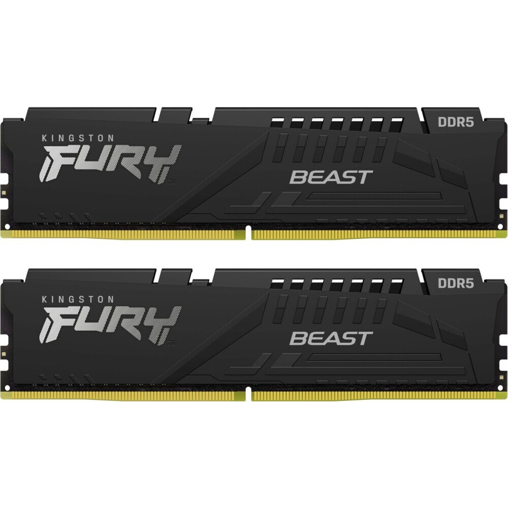 Mémoire vive 16GB DDR5 6000MHz Kingston Fury Beast (KF560C30BBEK2-16) (2x8GB KIT)