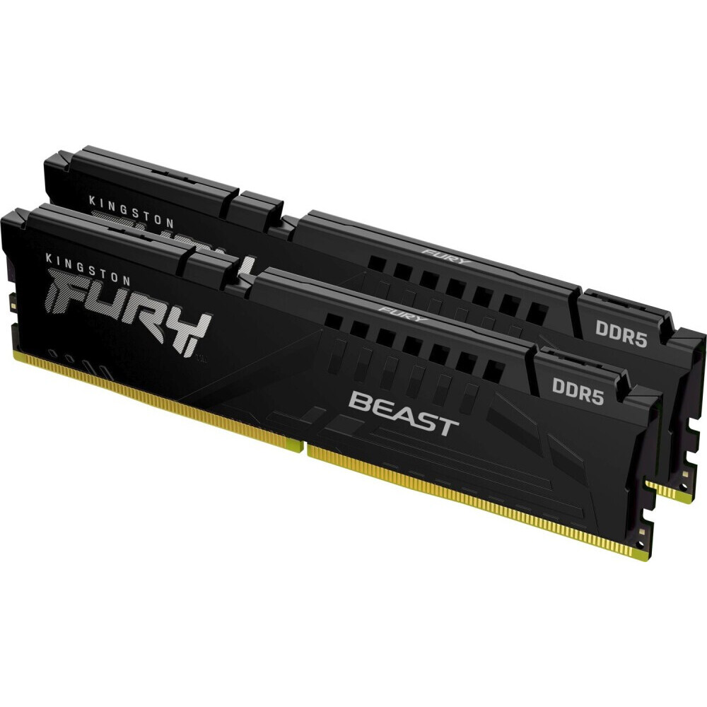 Mémoire vive 16GB DDR5 6000MHz Kingston Fury Beast (KF560C30BBEK2-16) (2x8GB KIT) - photo 2