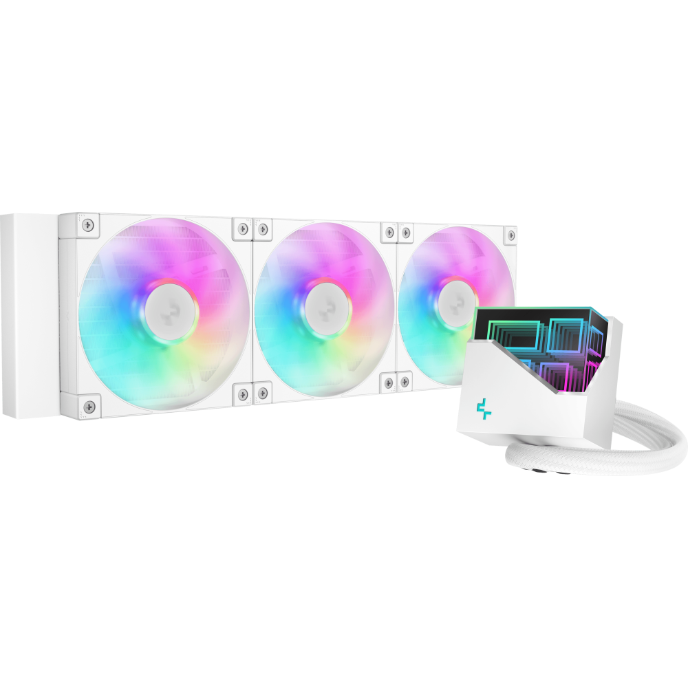 Kühlsystem für Flüssigkeitskühlung DeepCool LT360 WH ARGB - R-LT360-WHAMNC-G-1