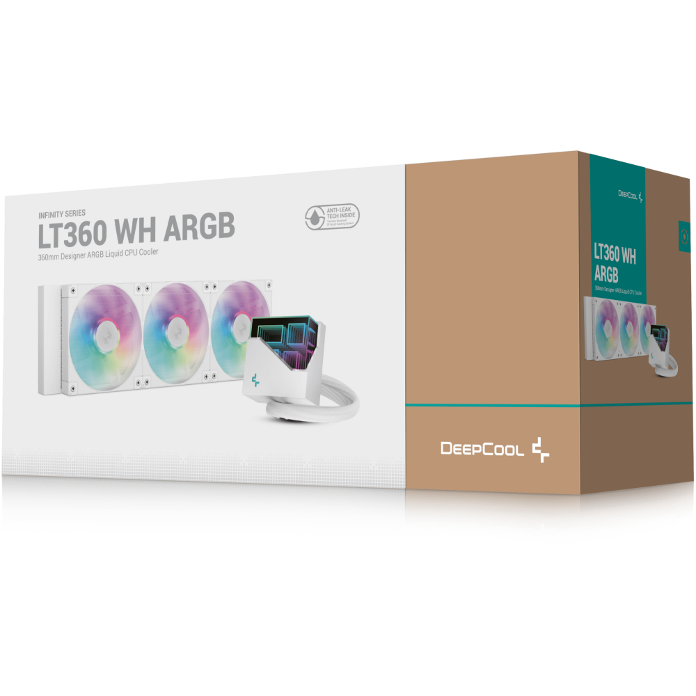 Kühlsystem für Flüssigkeitskühlung DeepCool LT360 WH ARGB - R-LT360-WHAMNC-G-1 - Foto 6