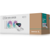 Système de refroidissement liquide DeepCool LT240 WH ARGB (R-LT240-WHAMNC-G-1)