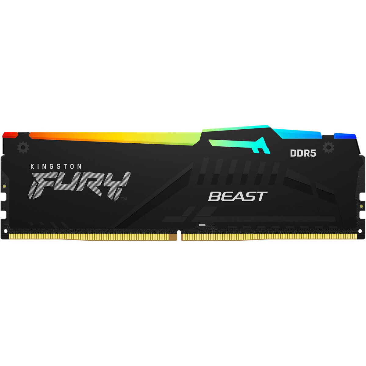 Mémoire vive 16GB DDR5 6000MHz Kingston Fury Beast Black RGB (KF560C30BBEA-16) - photo 2