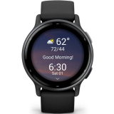 montres intelligentes Garmin Vivoactive 5 Black/Grey (010-02862-10)