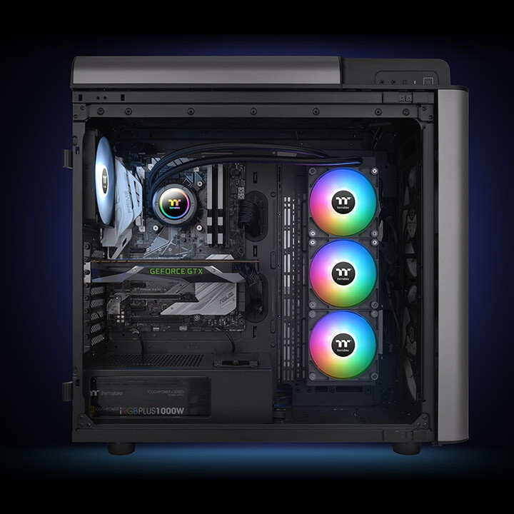 Flüssigkeitskühlsystem Thermaltake TH420 V2 ARGB Sync Black - CL-W376-PL14SW-A - Foto 4