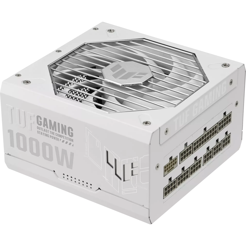Alimentation électrique 1000W ASUS TUF Gaming Gold White Edition (TUF-GAMING-1000G-WHITE) - 90YE00S5-B0NA00