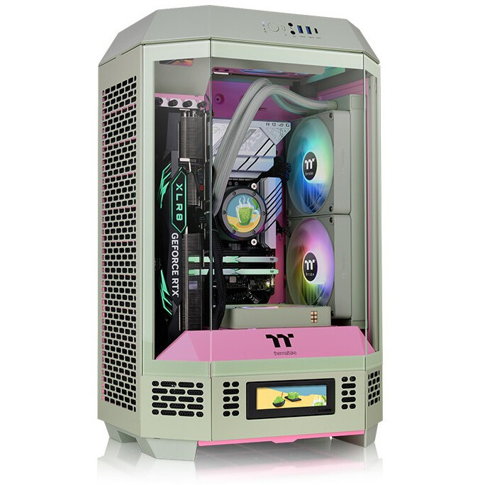 Boîtier Thermaltake The Tower 300 Matcha Plum (CA-1Y4-00SJWN-00) - photo 6
