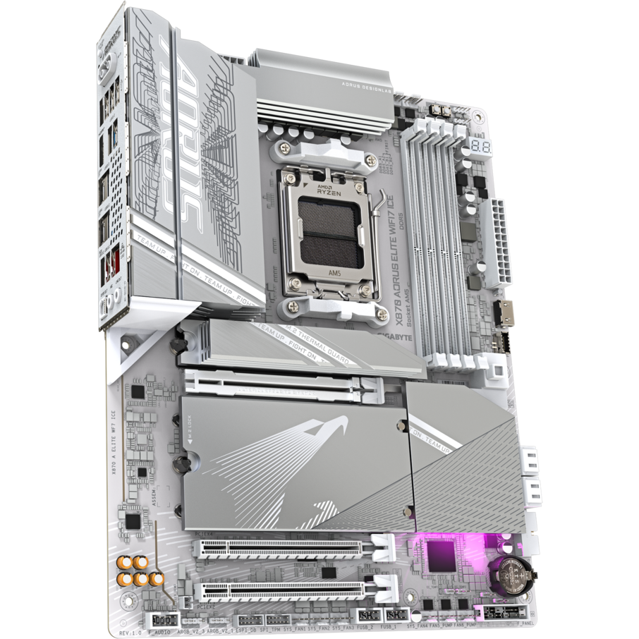 Mainboard Gigabyte X870 AORUS ELITE WIFI7 ICE - Foto 2