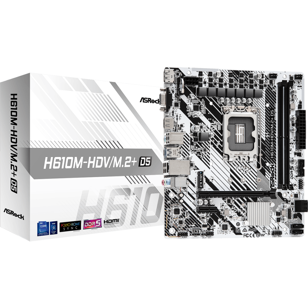 Carte mère ASRock H610M-HDV/M.2+ D5 - photo 5