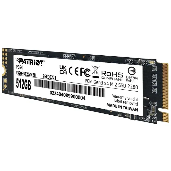 SSD Speicher 512GB Patriot P320 (P320P512GM28) - Foto 2