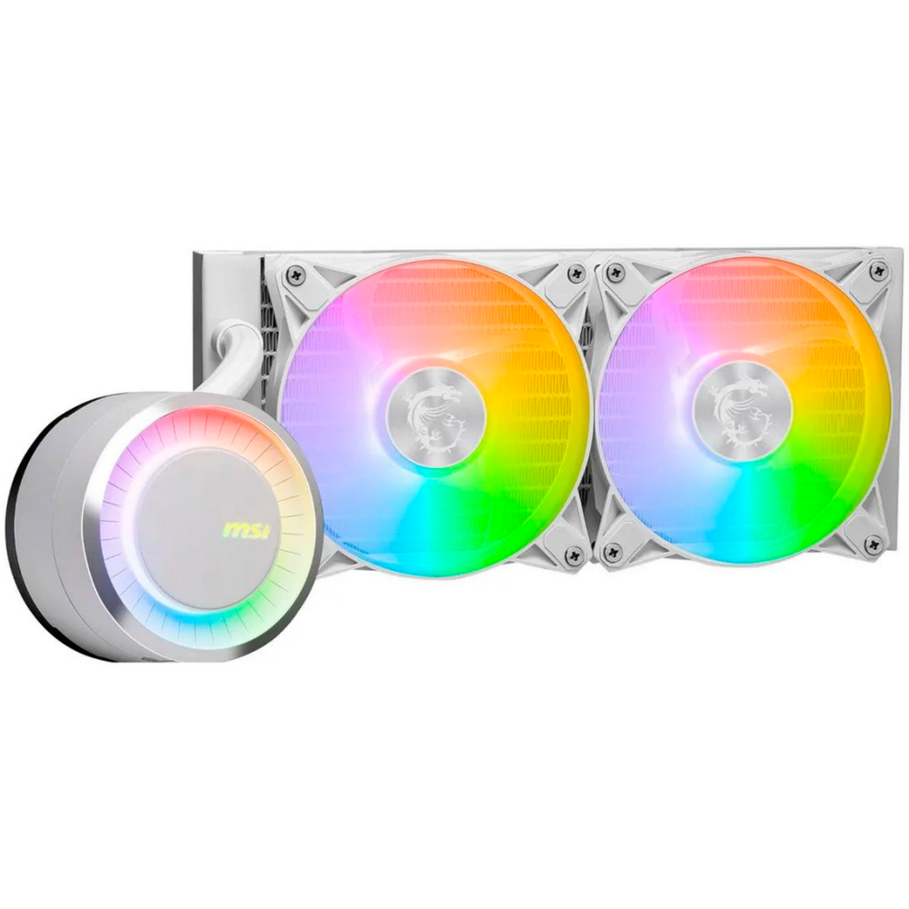 Système de refroidissement liquide MSI MAG CORELIQUID E240 WHITE - 306-7ZW5E27-C24 - photo 2