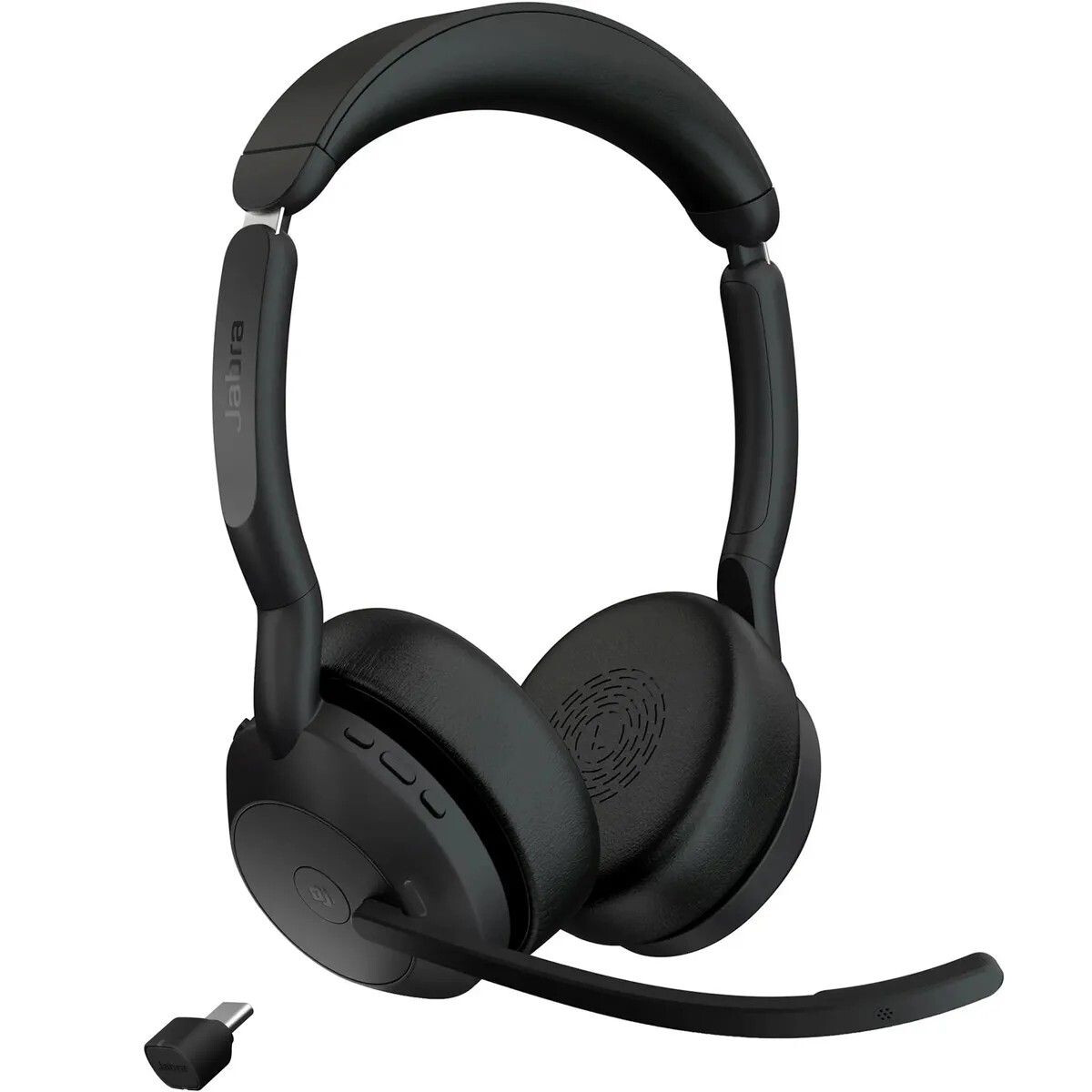 Headset Jabra Evolve2 55 Link380c MS Stereo Stand Black - 25599-999-889 - Foto 2