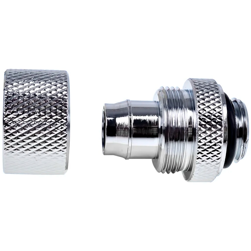 Set von Fittingen Alphacool Eiszapfen 13/10mm Anschraubtulle G1/4 - Chrome Sixpack (17229) - Foto 3