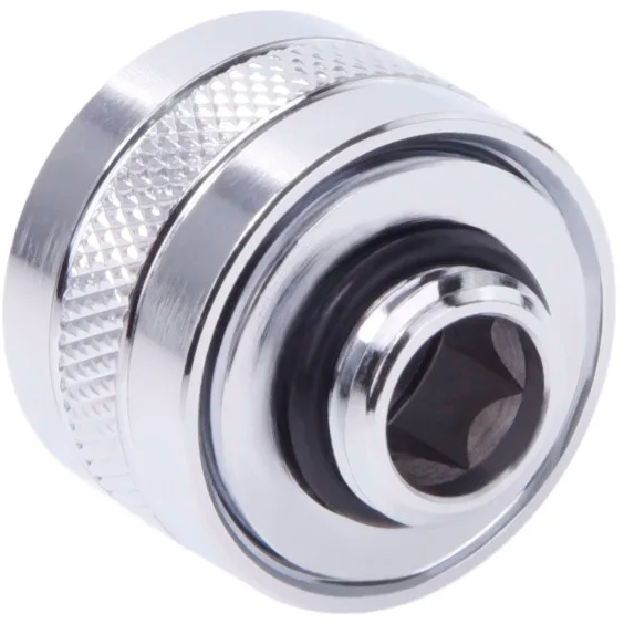 Fitting Alphacool Eiszapfen PRO 16mm HardTube Fitting G1/4 - Chrome (17472) - Foto 2