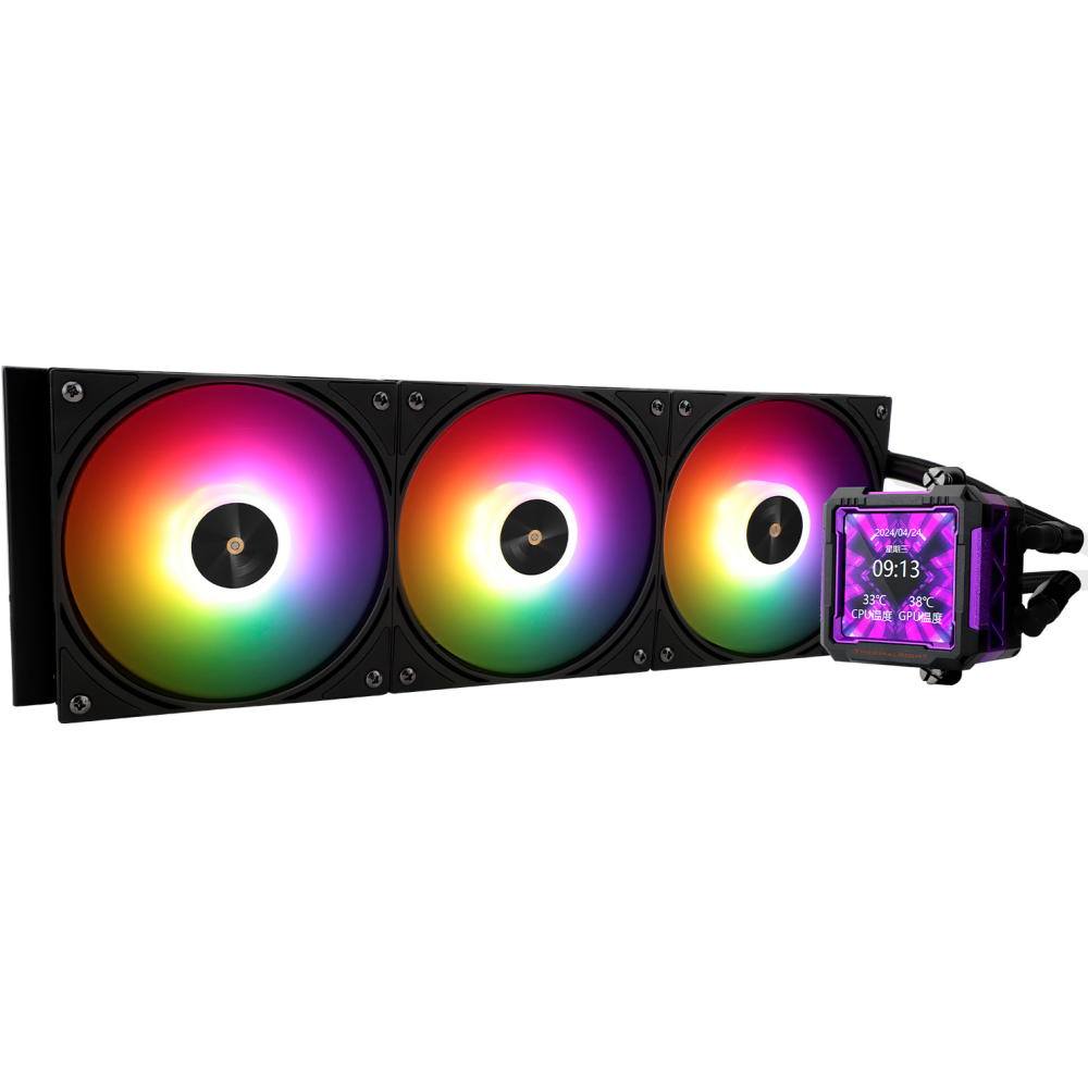 Wassergekühltes Kühlsystem Thermalright Frozen Warframe PRO 360 Black ARGB - F-WFRAME-PRO-360-BL-ARGB