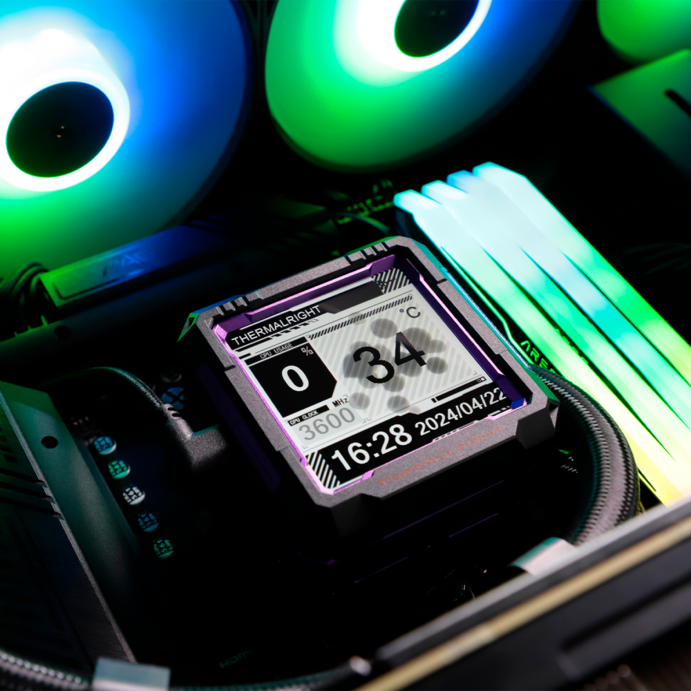 Wassergekühltes Kühlsystem Thermalright Frozen Warframe PRO 360 Black ARGB - F-WFRAME-PRO-360-BL-ARGB - Foto 9