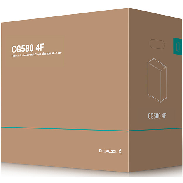 Gehäuse DeepCool CG580 4F Black - R-CG580-BKADA4-G-1 - Foto 13