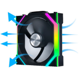 Gehäuselüfter Lian Li UNI Fan SL Wireless 120 Reverse Blade Black (G99.12RSL1W1B.R0)