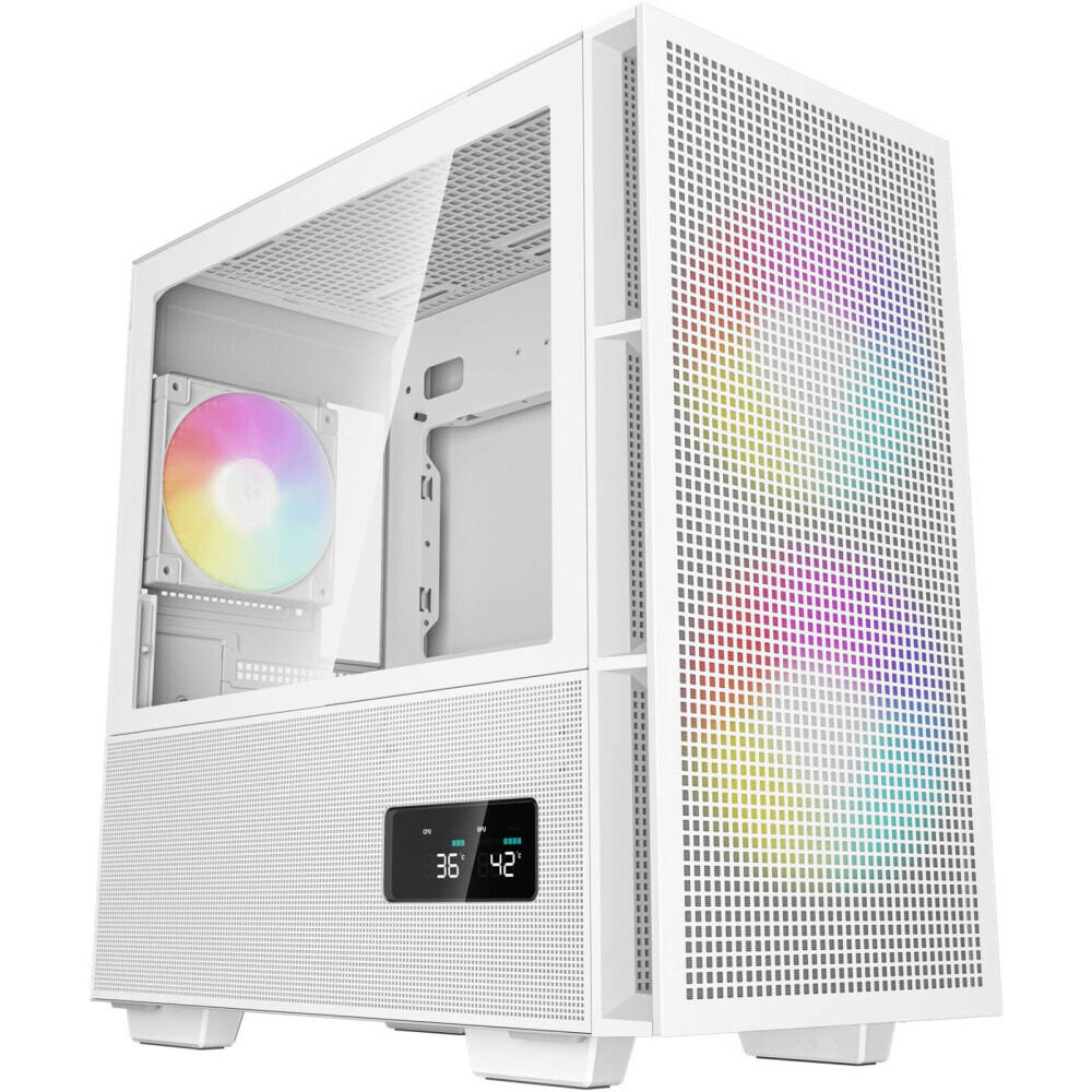 Gehäuse DeepCool CH360 Digital White