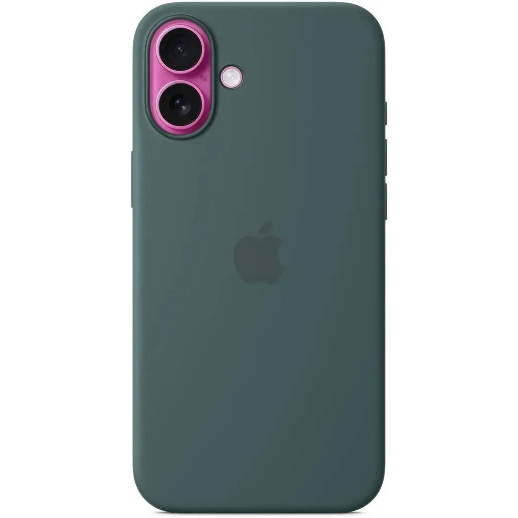 Gehäuse Apple iPhone 16 Plus Silicone Case with MagSafe Lake Green (MYYH3) - MYYH3ZM/A