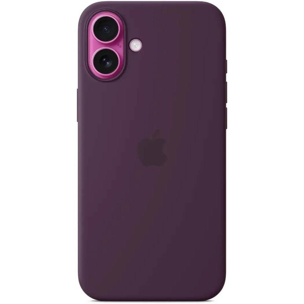 Schutzhülle Apple iPhone 16 Plus Silicone Case with MagSafe Plum (MYYD3) - MYYD3ZM/A