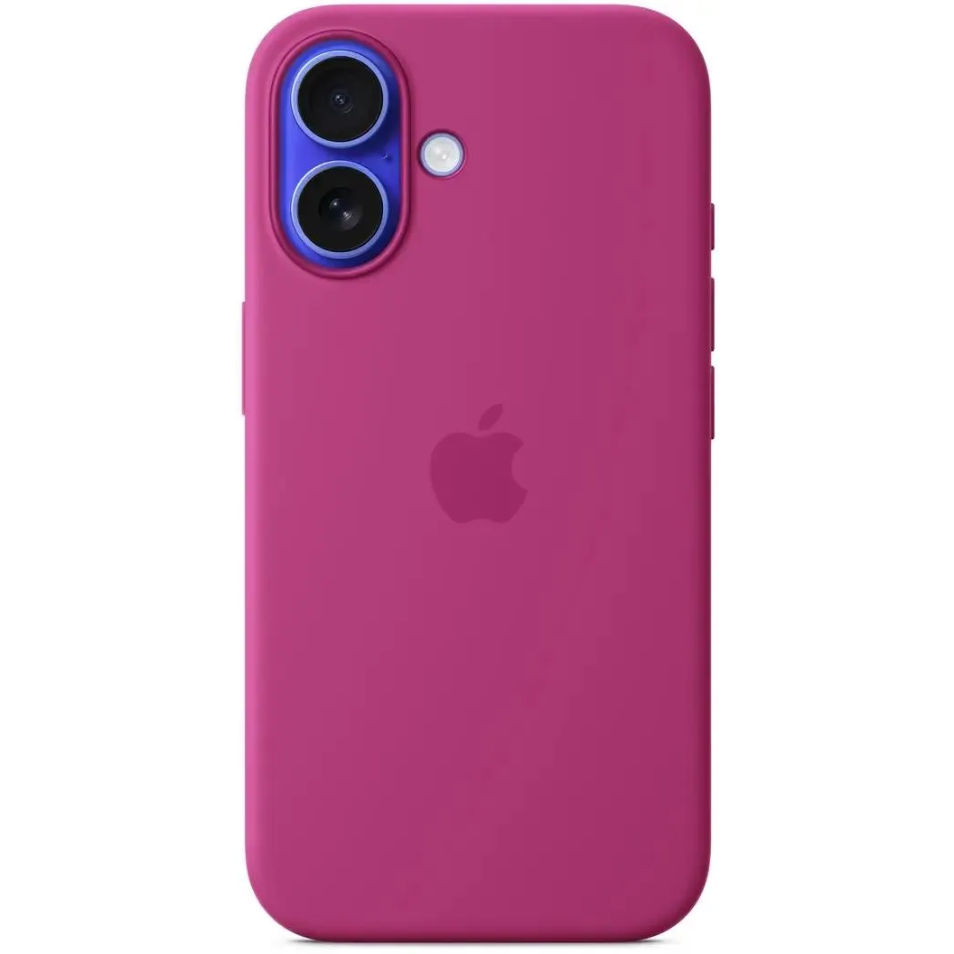 Gehäuse Apple iPhone 16 Silicone Case with MagSafe Fuchsia (MYY53) - MYY53ZM/A