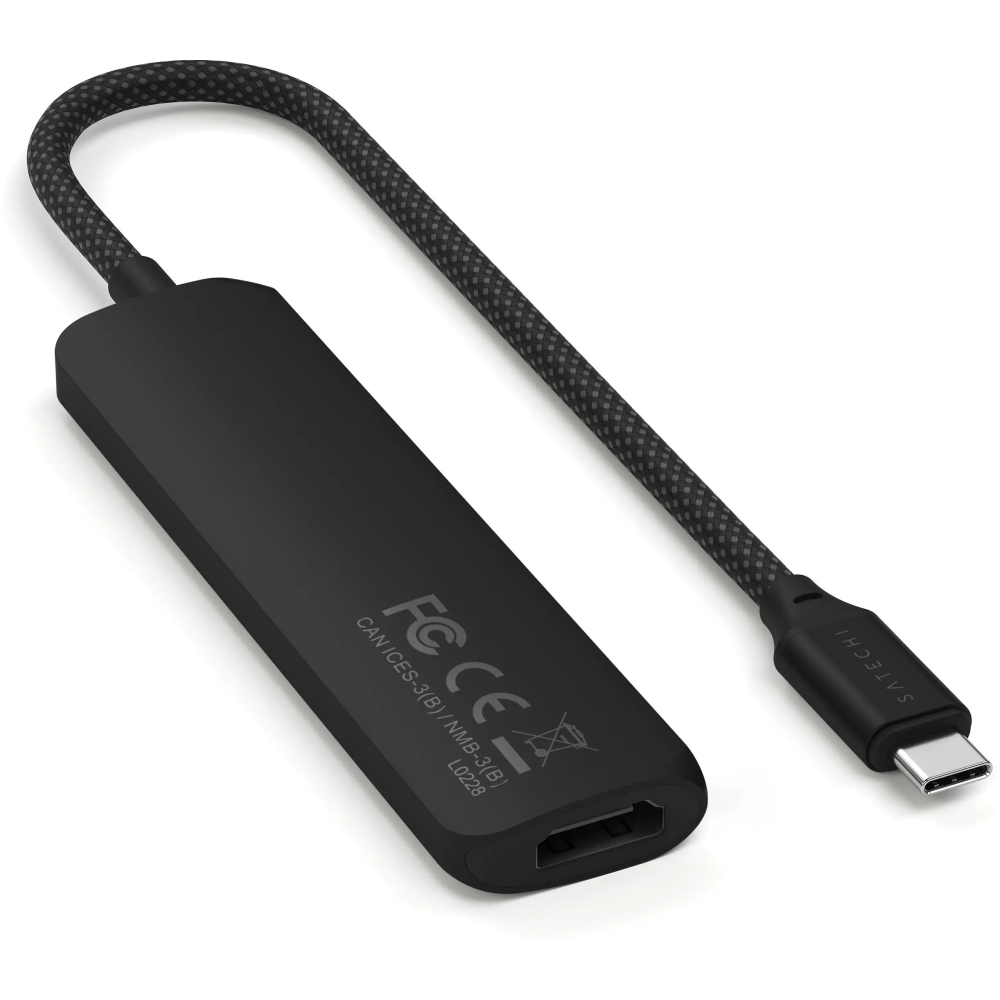Station daccueil Satechi 4-in-1 USB-C Slim Multiport Adapter 4K Black - ST-P4SK - photo 3