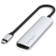 station daccueil pour ordinateur Satechi 4-in-1 USB-C Slim Multiport Adapter 4K Silver - ST-P4SS