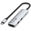 station daccueil pour ordinateur Satechi 4-in-1 USB-C Slim Multiport Adapter 4K Silver - ST-P4SS - photo 3