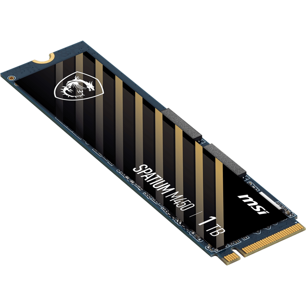 stockage SSD 1TB MSI SPATIUM M450 V1 (SPATIUM M450 PCIe 4.0 NVMe M.2 1TB V1) - S78-440L0M0-P83 - photo 3