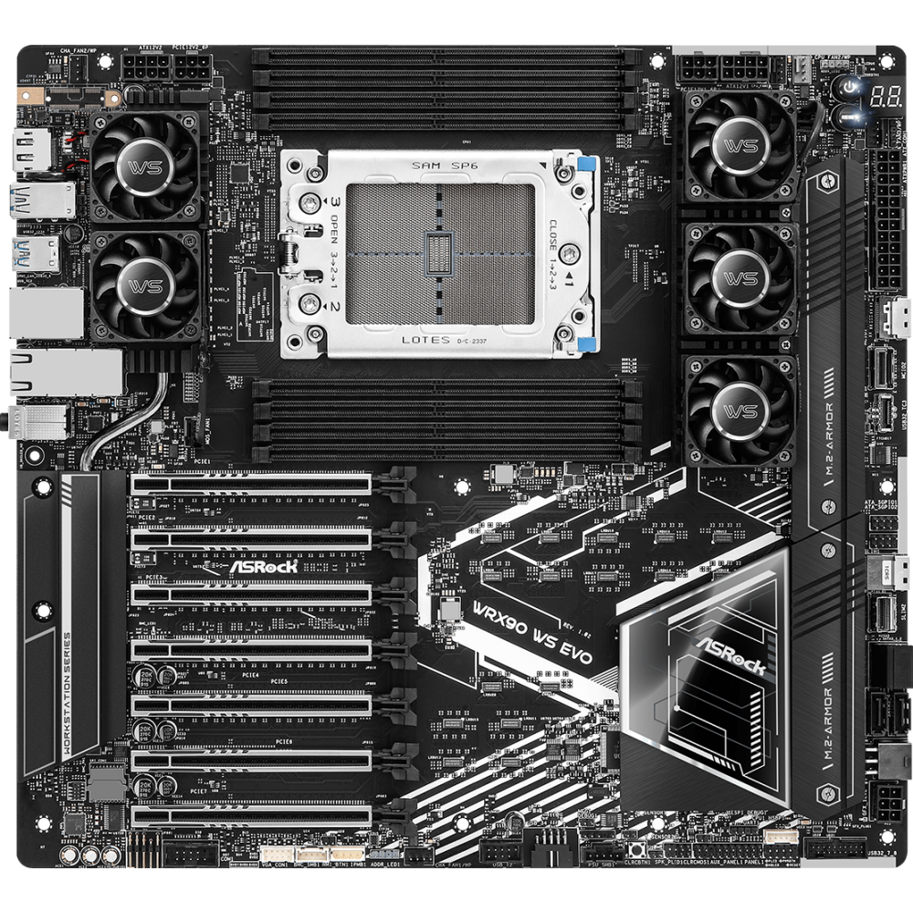 Carte mère de serveur ASRock WRX90 WS EVO