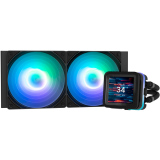 Wasserkühlungssystem Zalman Alpha 2 DS A24 Black (ALPHA2 A24 DS BLACK)