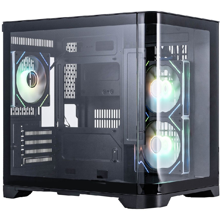 Boîtier 1STPLAYER UView UV5 ARGB Black - UV5-BK-2FC7R-1FC7 - photo 2